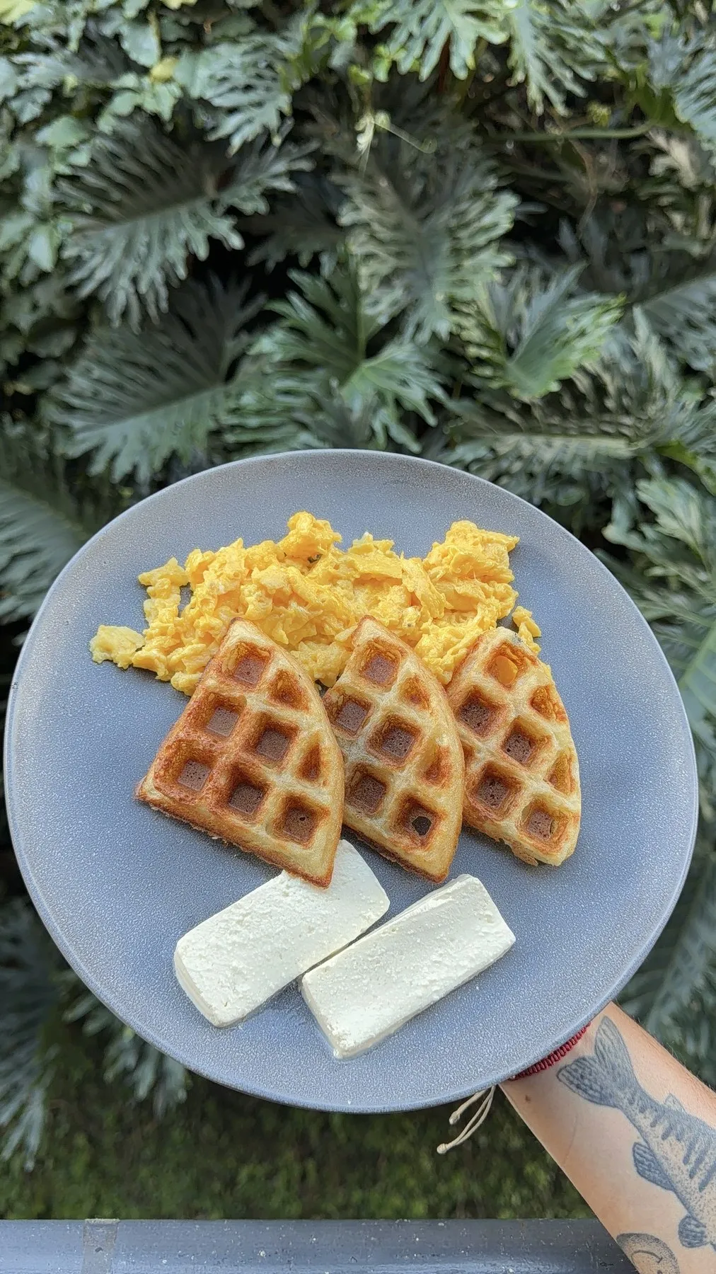 Waffle de buñuelo
